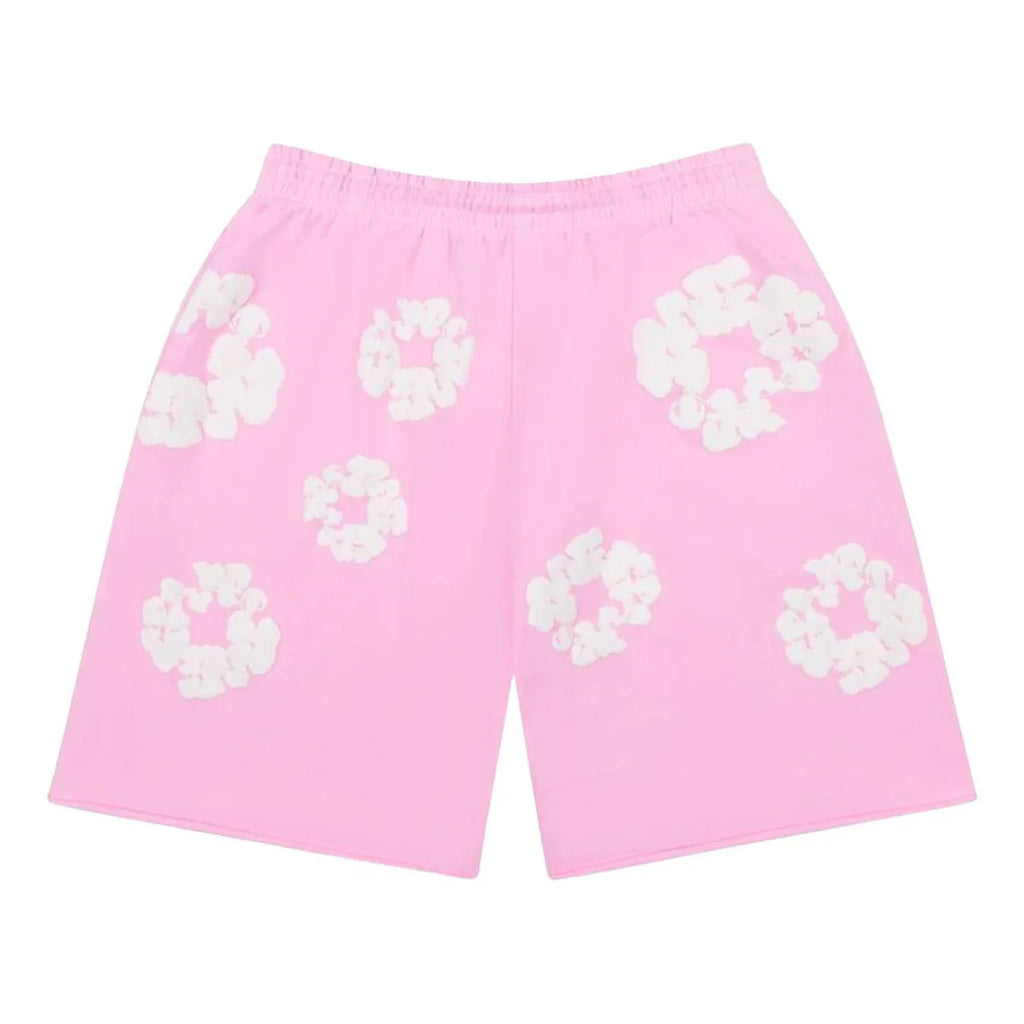Denim Tears The Cotton Wreath Shorts Pink
