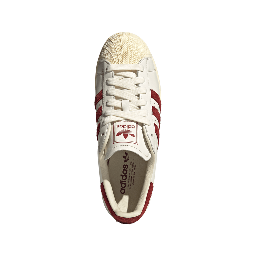 Adidas Superstar II Off White Rust Red Warm Vanilla