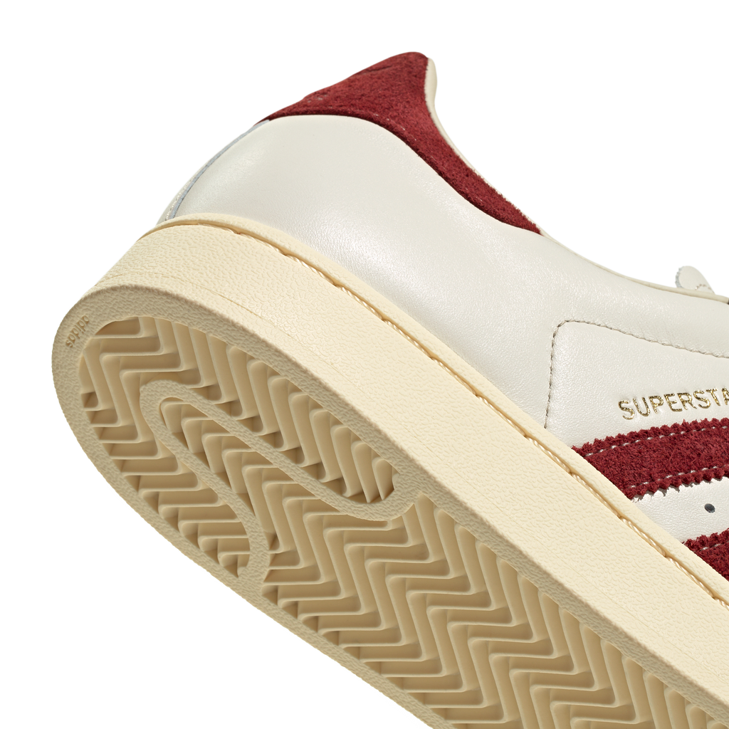 Adidas Superstar II Off White Rust Red Warm Vanilla
