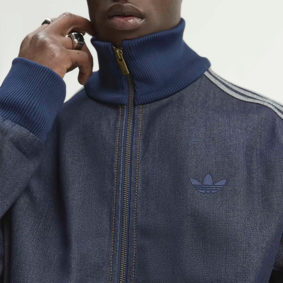 Adidas Denim FB Track Top Indigo Denim