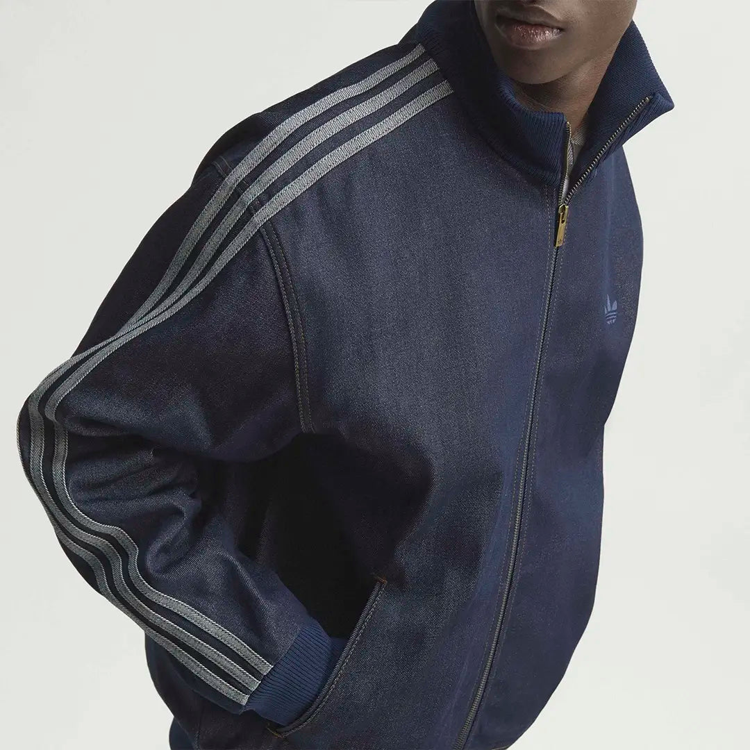 Adidas Denim FB Track Top Indigo Denim