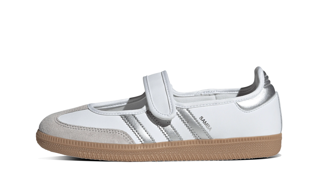 Adidas Mujer Samba Jane White Silver Metallic