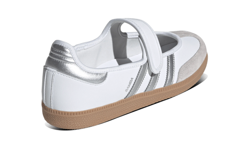 Adidas Mujer Samba Jane White Silver Metallic