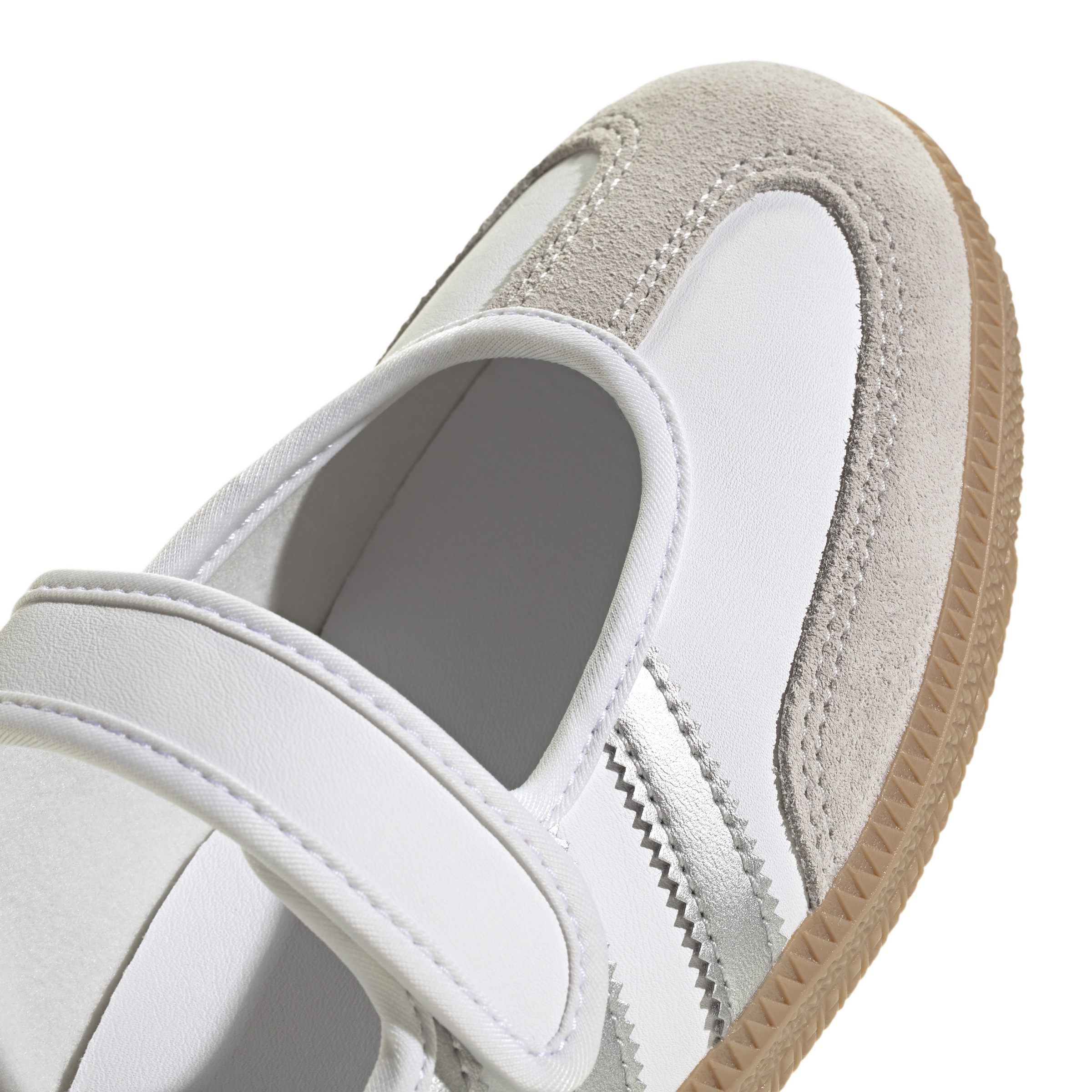 Adidas Mujer Samba Jane White Silver Metallic