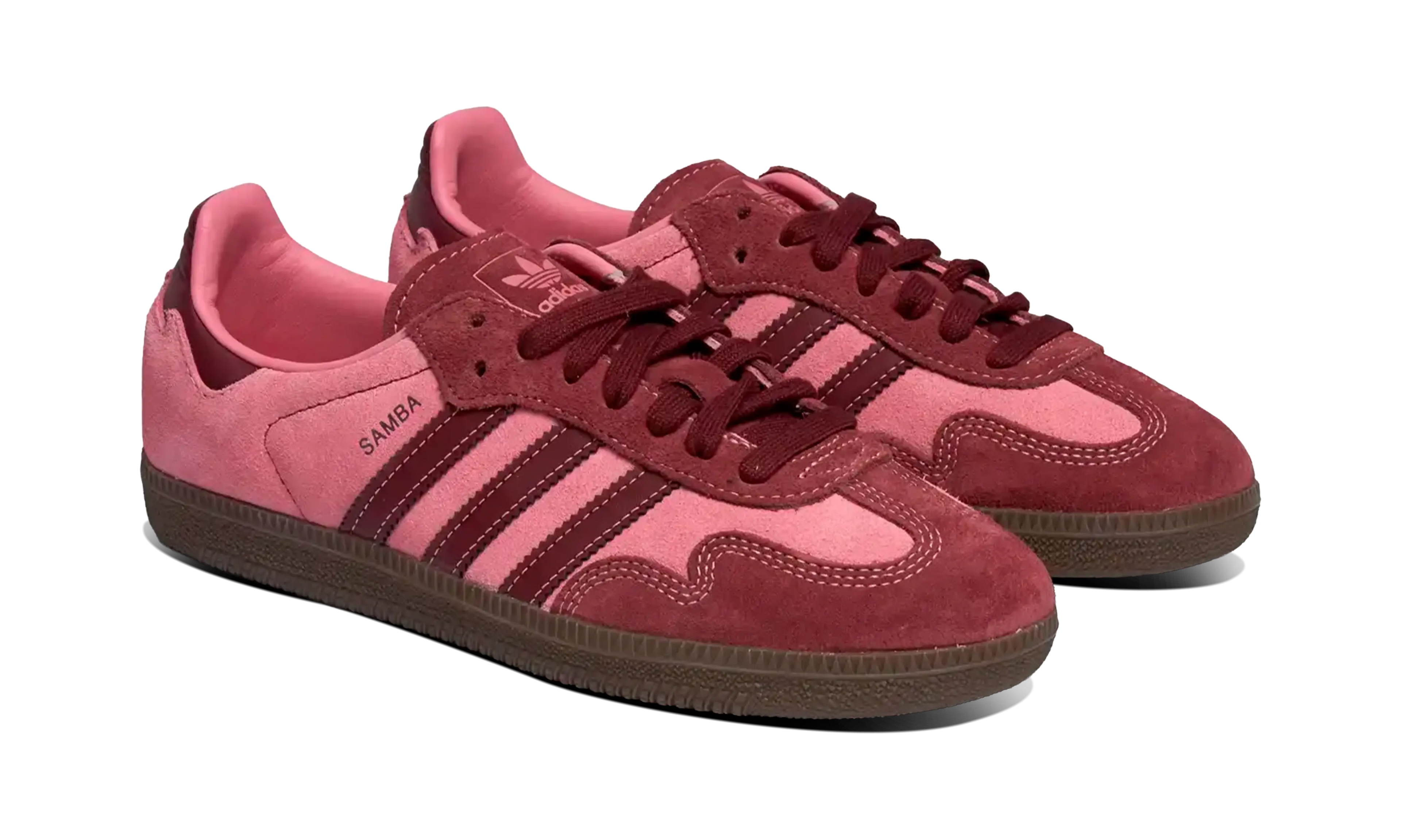 Adidas Mujer Samba OG Pink Spark Shadow Red