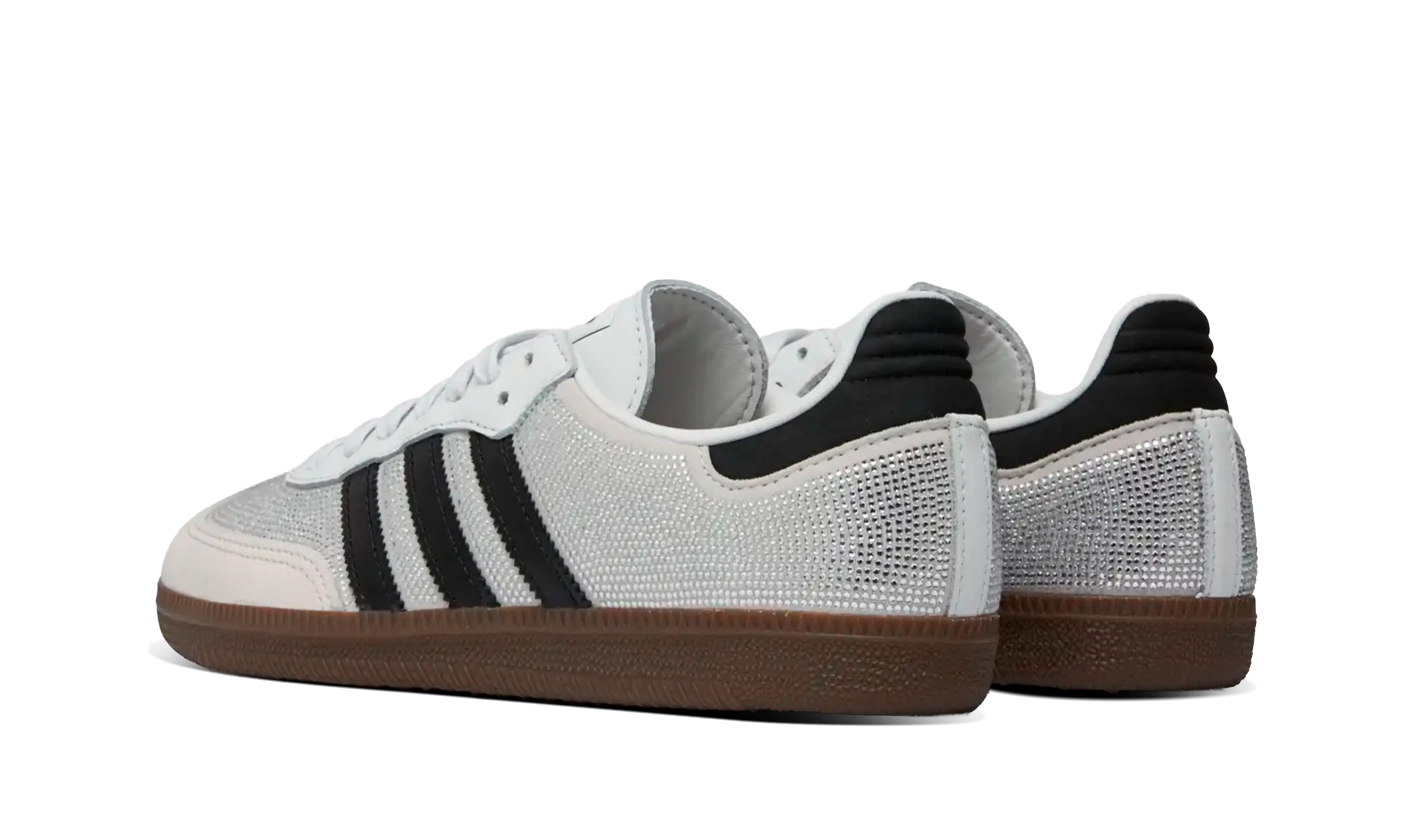 Adidas Mujer Samba OG Rhinestone Crystal White Silver