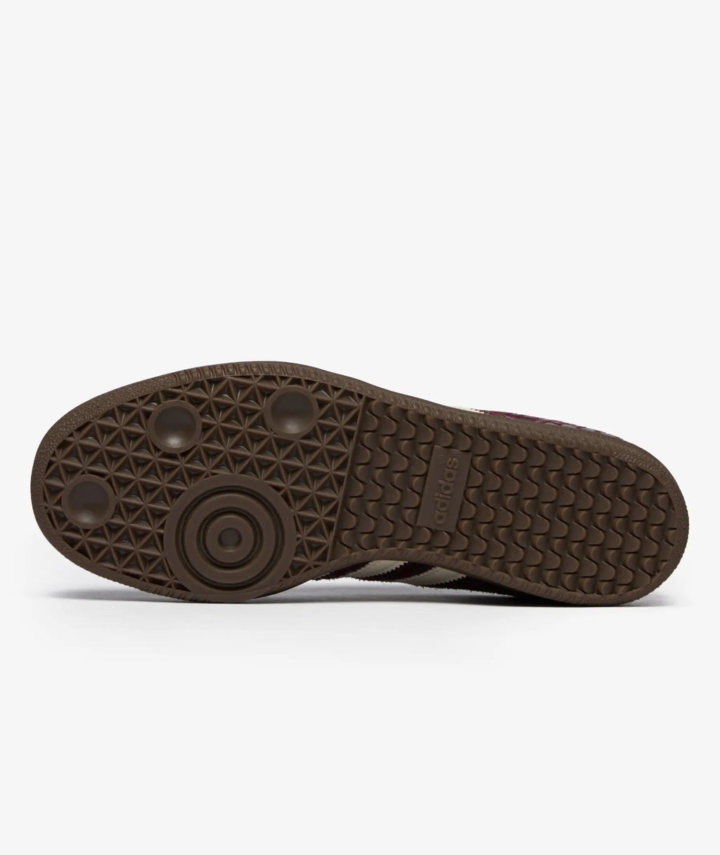 Adidas Mujer Samba OG Snakeskin Maroon Cream White