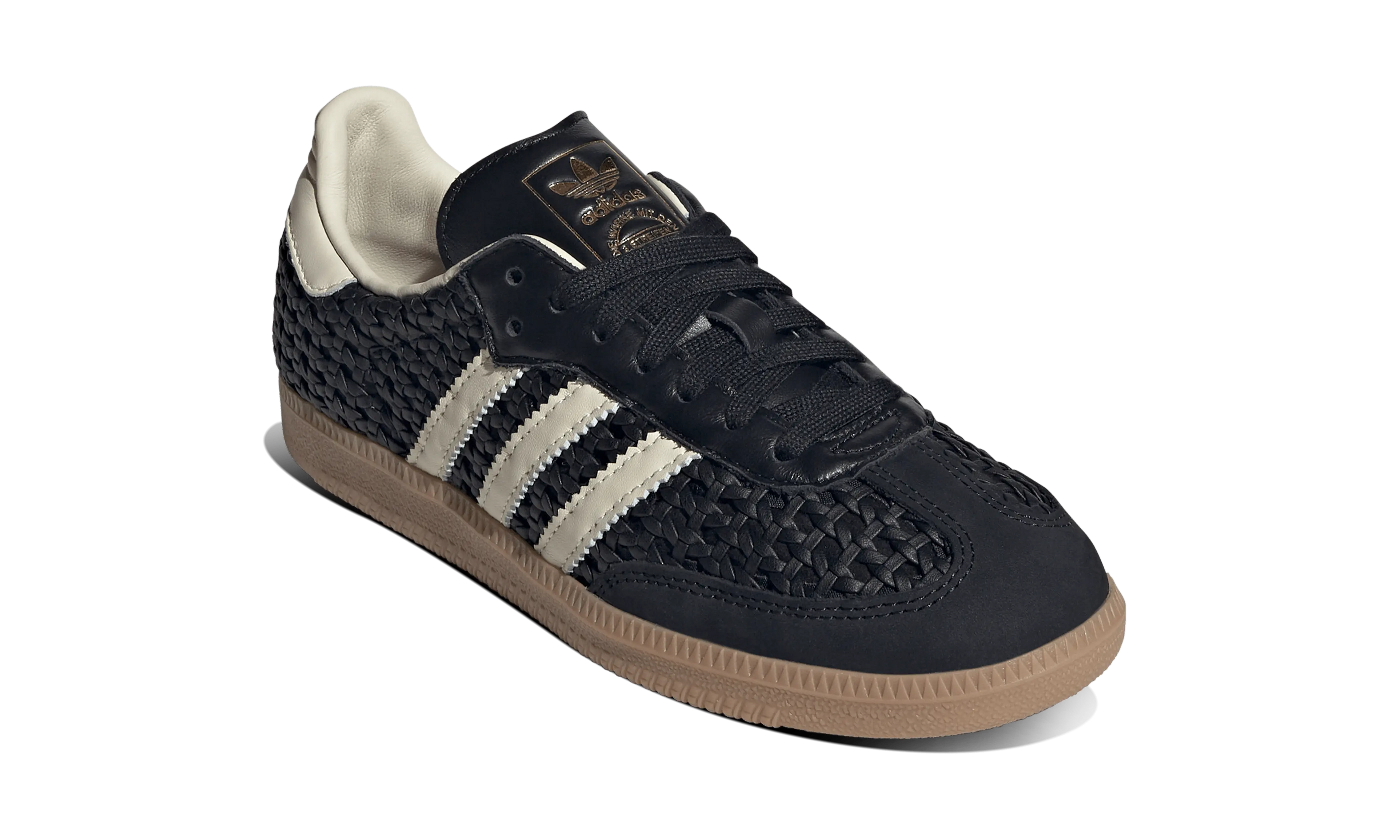 Adidas Samba OG Basketweave Black Cream White