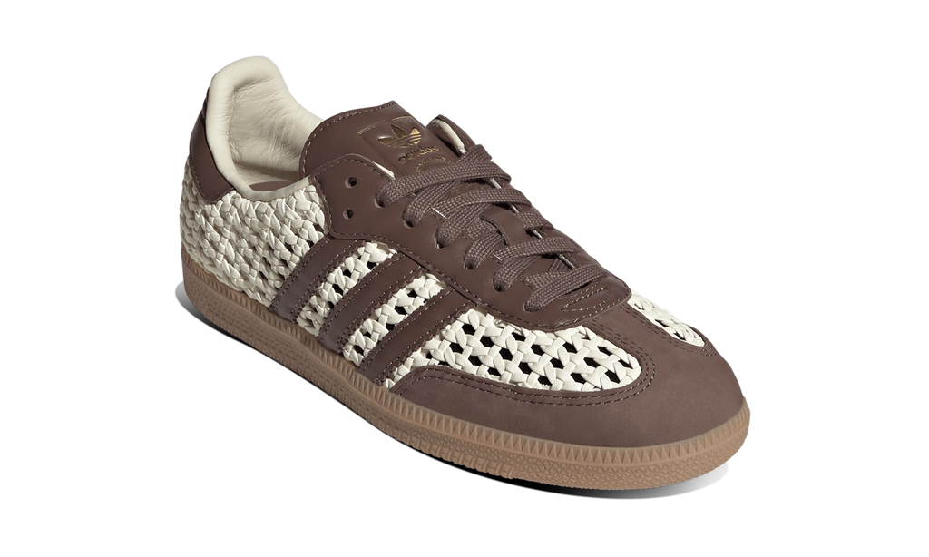 Adidas Samba OG Basketweave Cream White Earth Strata