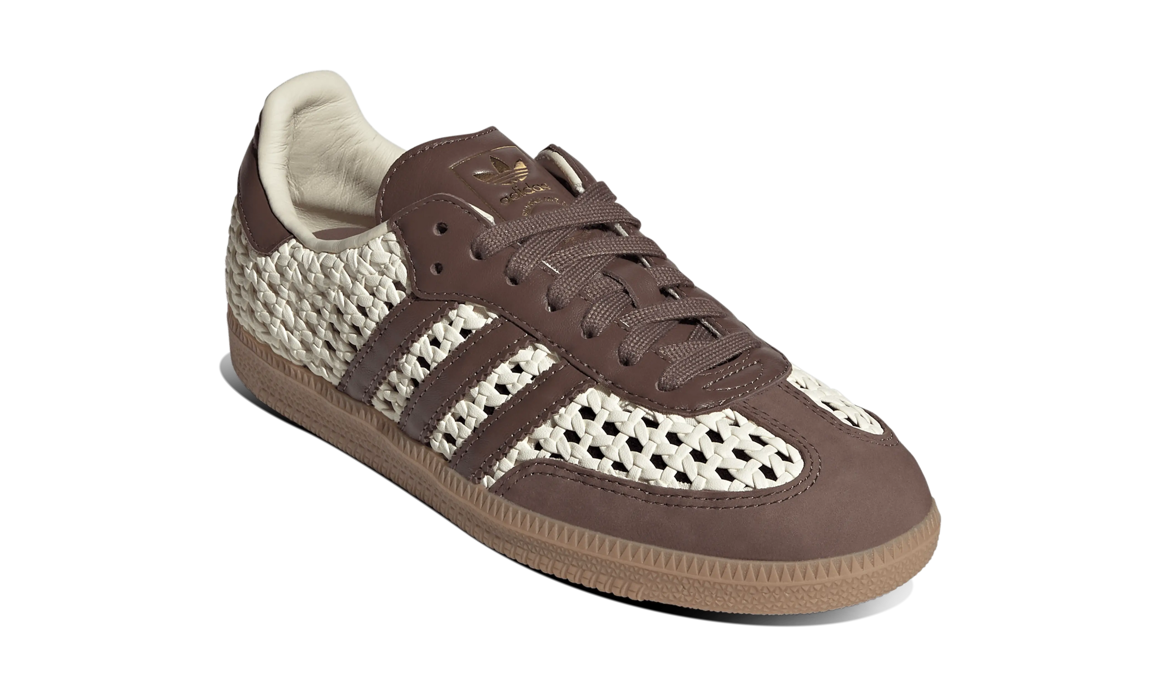 Adidas Samba OG Basketweave Cream White Earth Strata