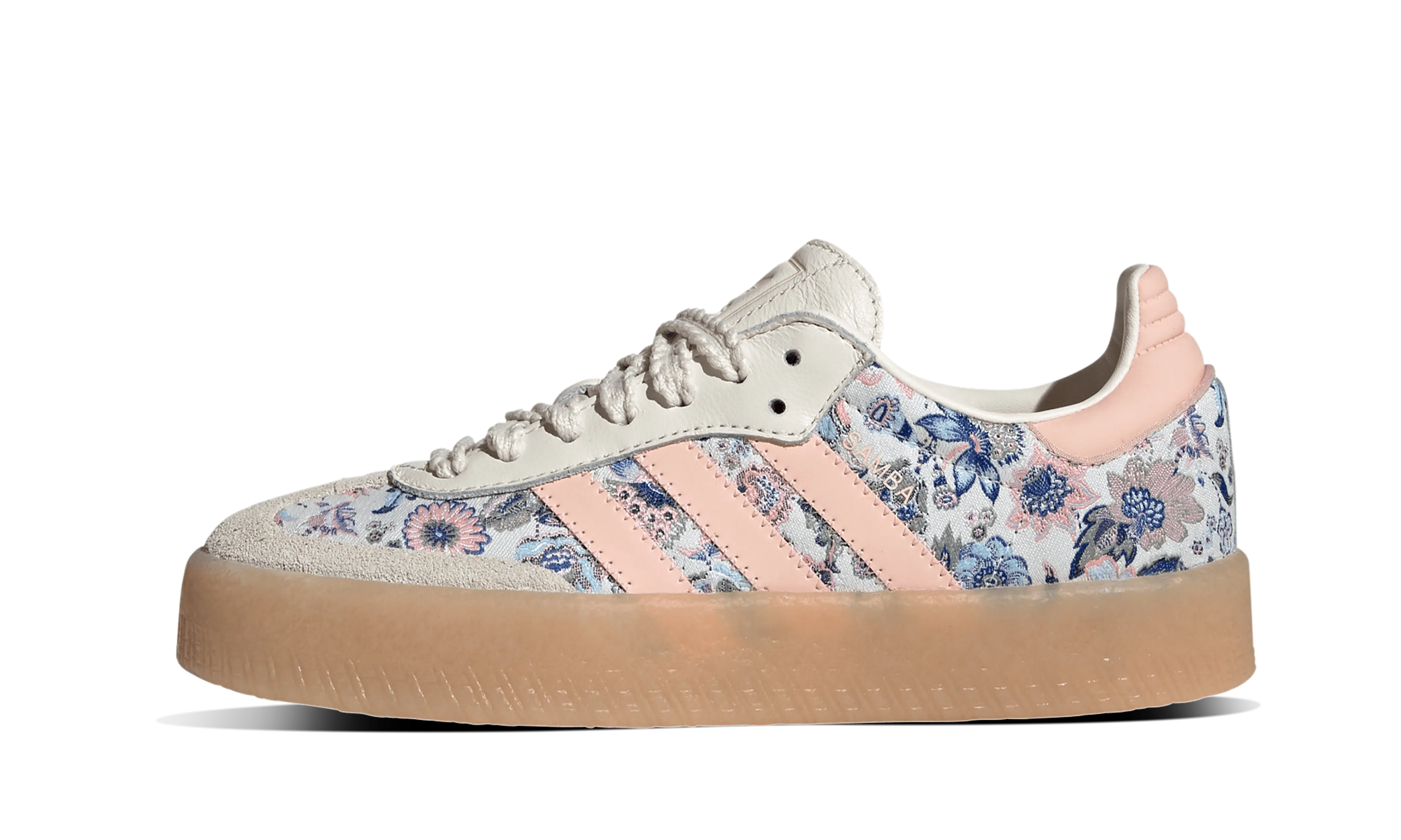 Adidas Sambae Liberty London Off White Blush Pink