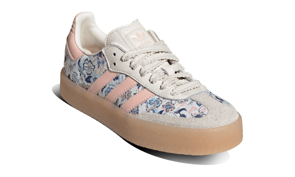 Adidas Sambae Liberty London Off White Blush Pink