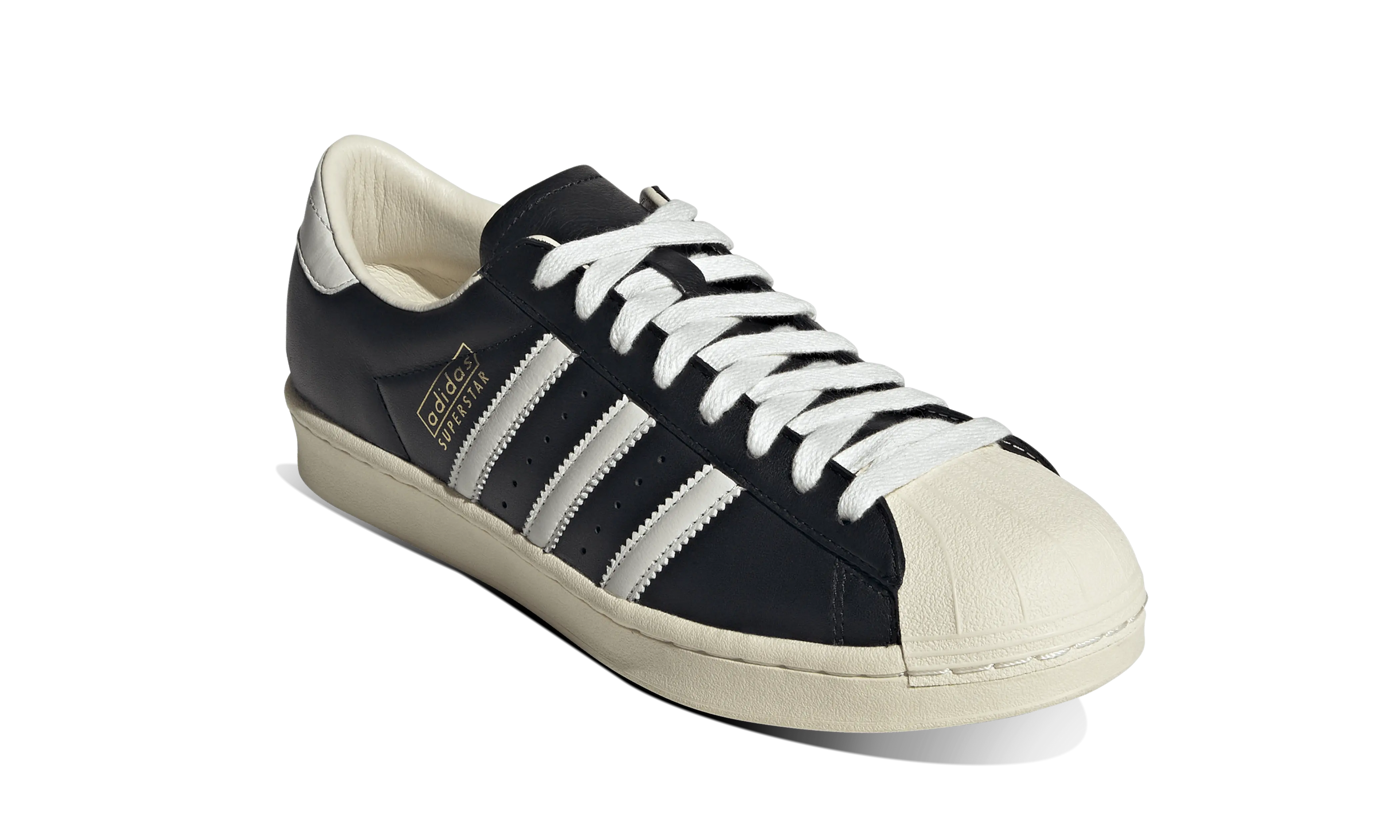 Adidas Superstar Vintage Black White Cream White