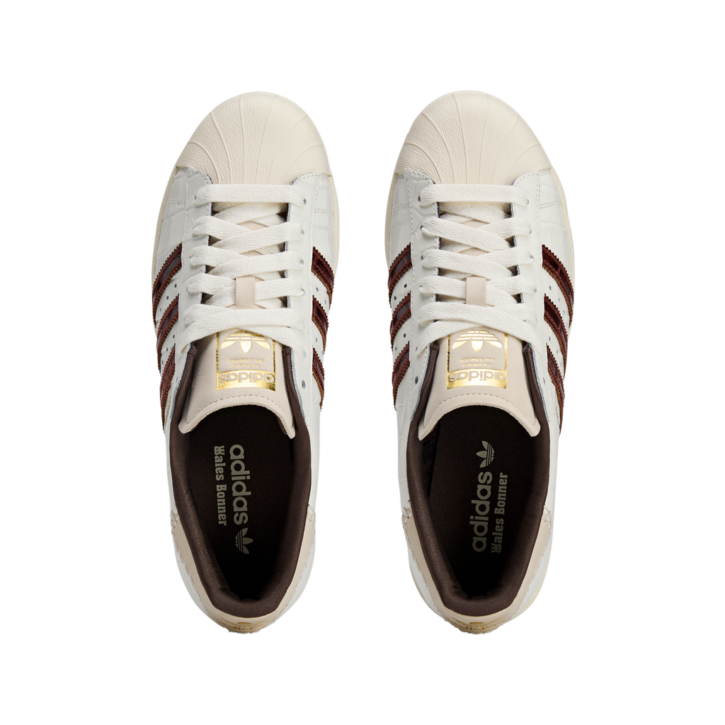 Adidas Superstar Wales Bonner White Brown Croc