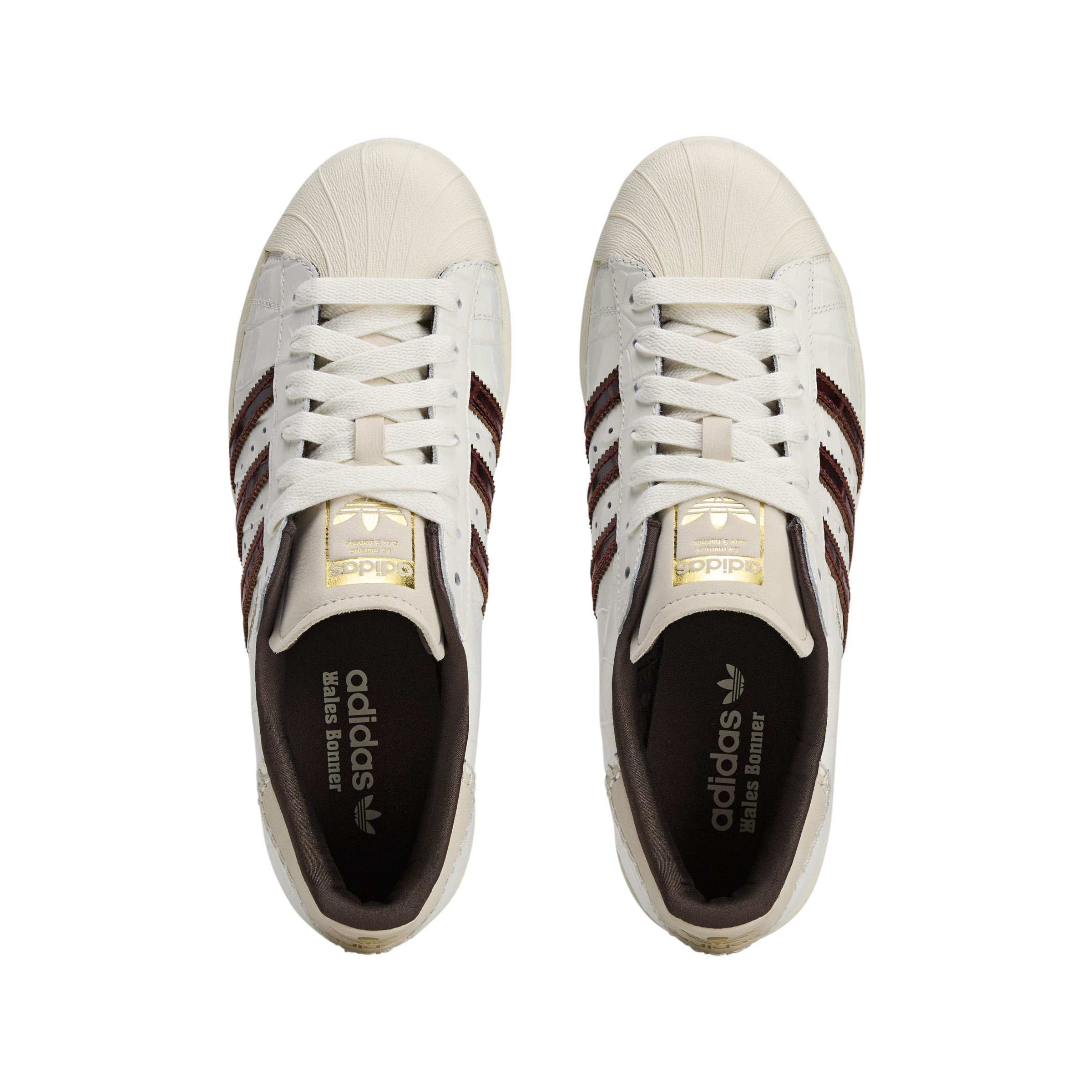Adidas Superstar Wales Bonner White Brown Croc
