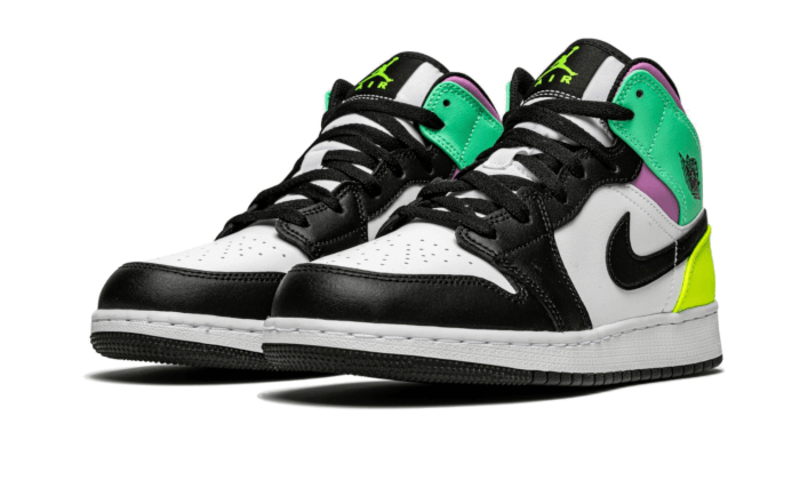 Air Jordan 1 Mid Pastel Black Toe
