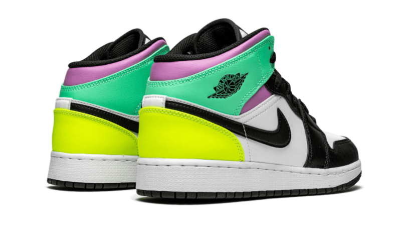 Air Jordan 1 Mid Pastel Black Toe