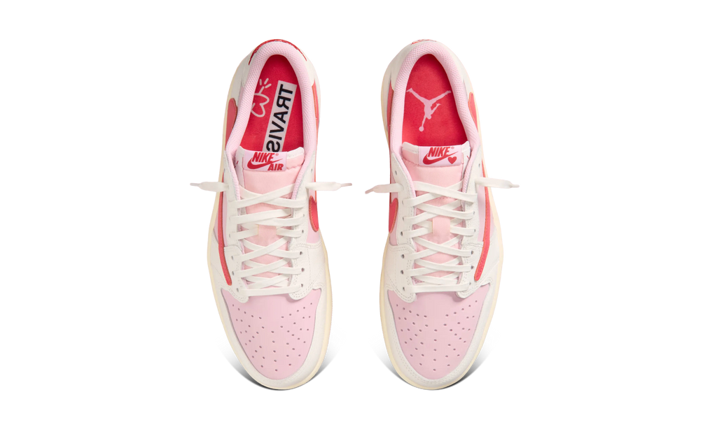 Air Jordan 1 Retro Low OG SP Travis Scott Sail Tropical Pink