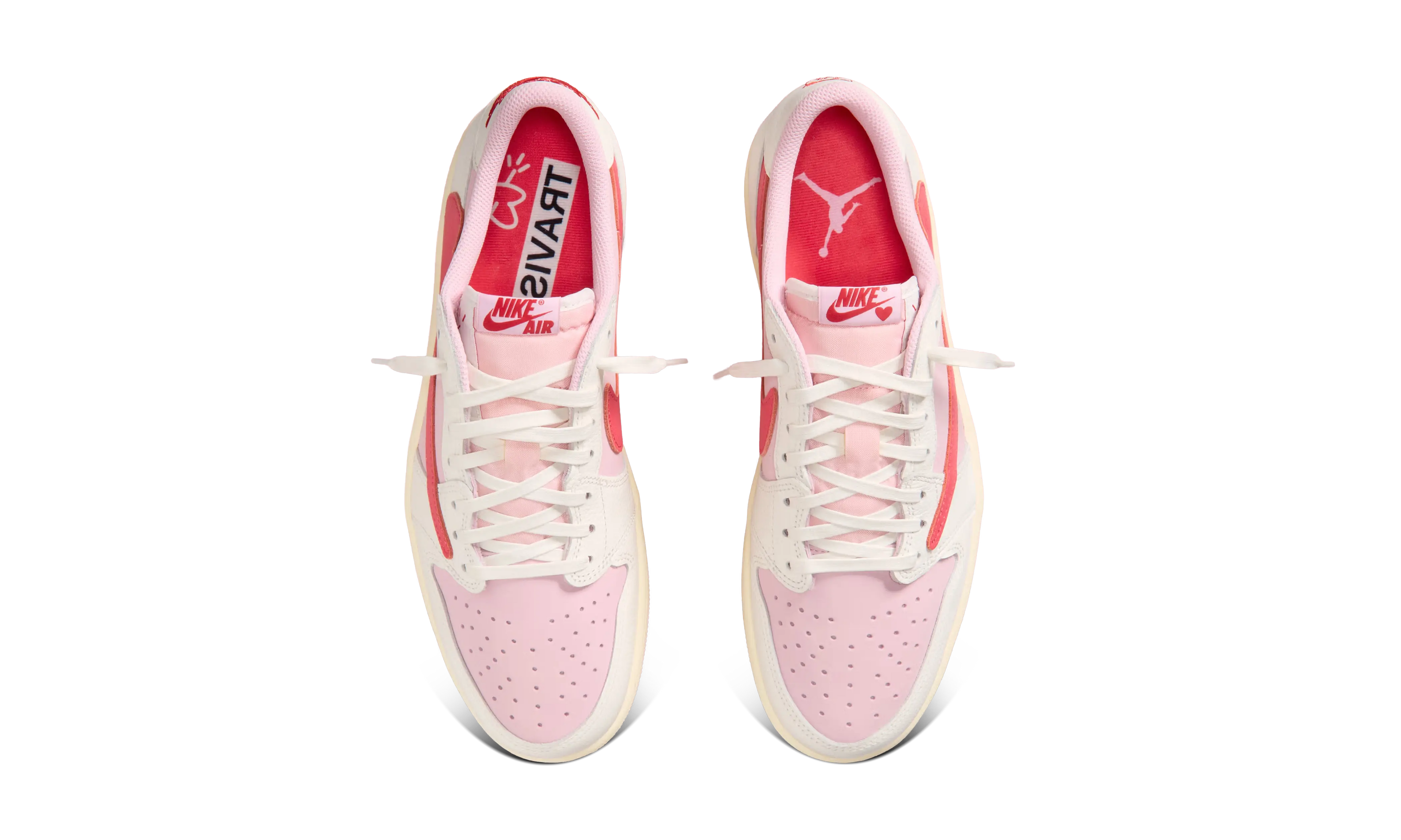Air Jordan 1 Retro Low OG SP Travis Scott Sail Tropical Pink