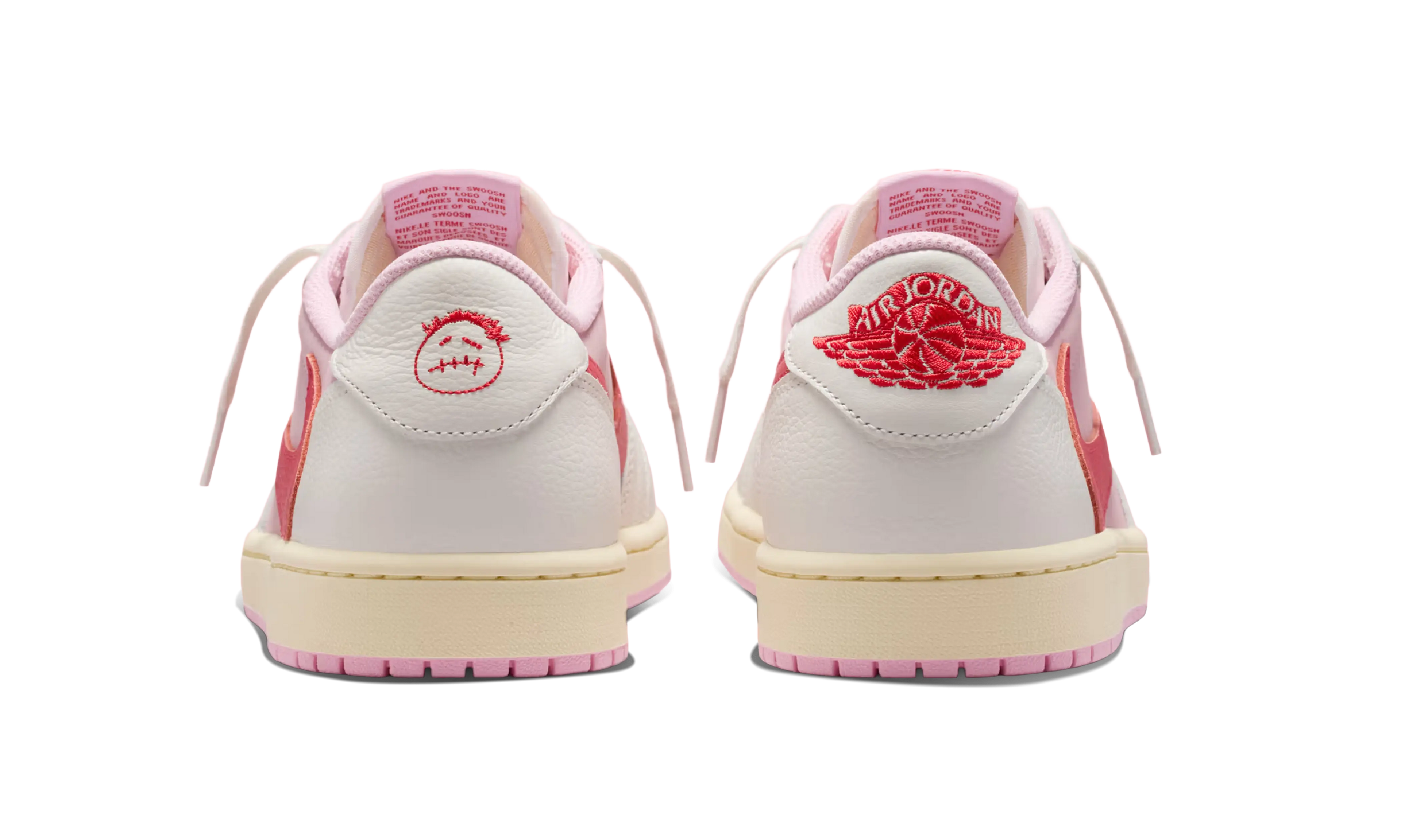 Air Jordan 1 Retro Low OG SP Travis Scott Sail Tropical Pink