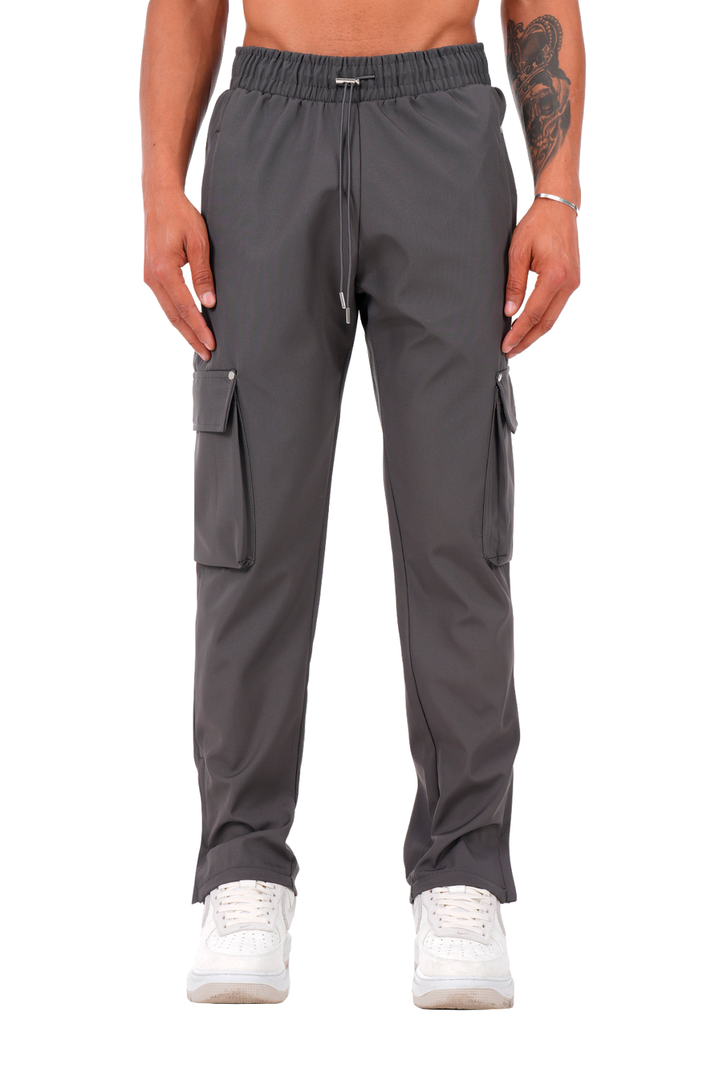 Anthracite Regular Cargo Utility Trousers