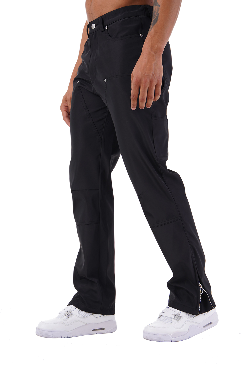 Black Cargo Trousers