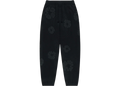 Denim Tears Cotton Wreath Sweatpants Black Monochrome