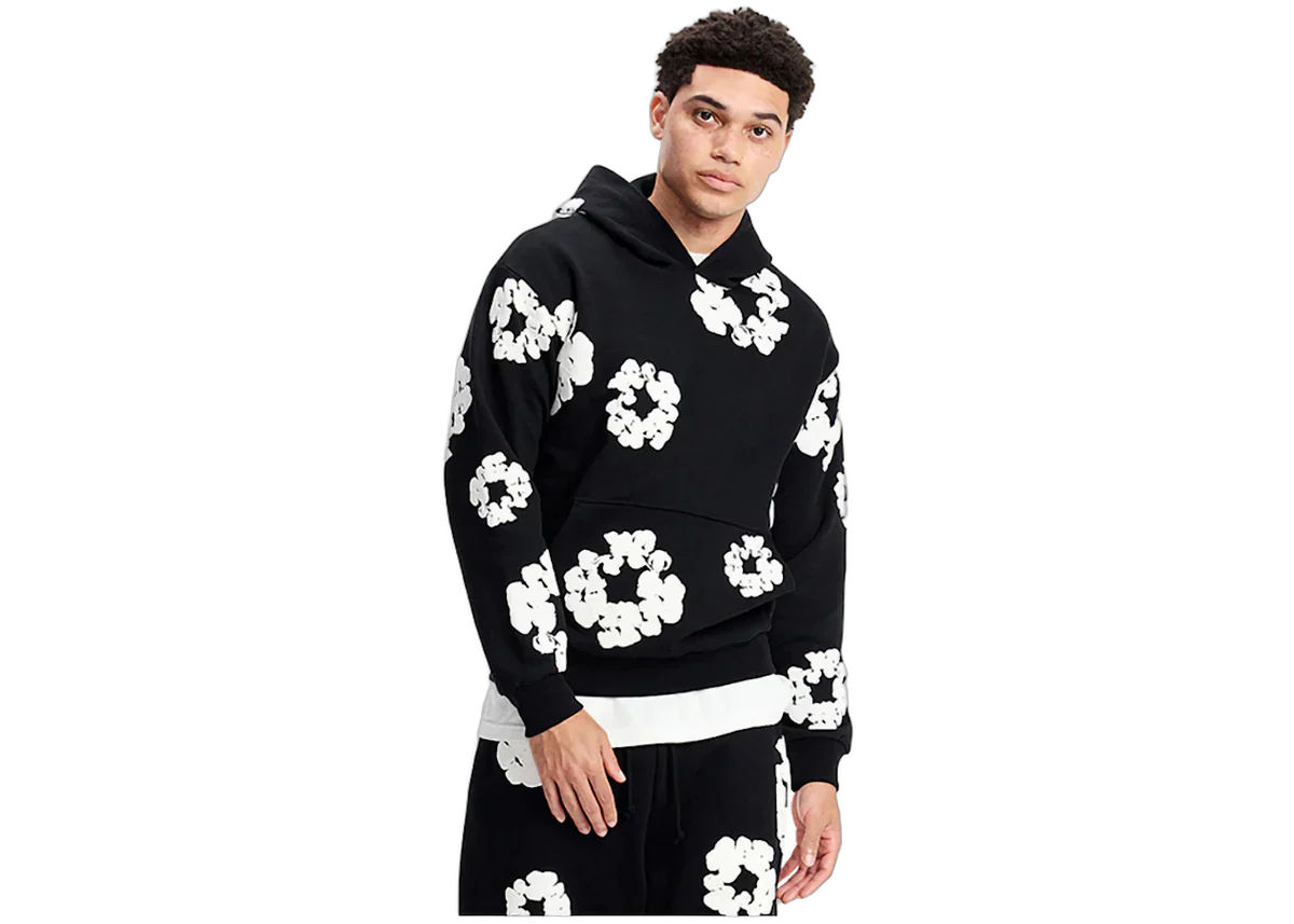 Denim Tears The Cotton Wreath Sweatshirt Black