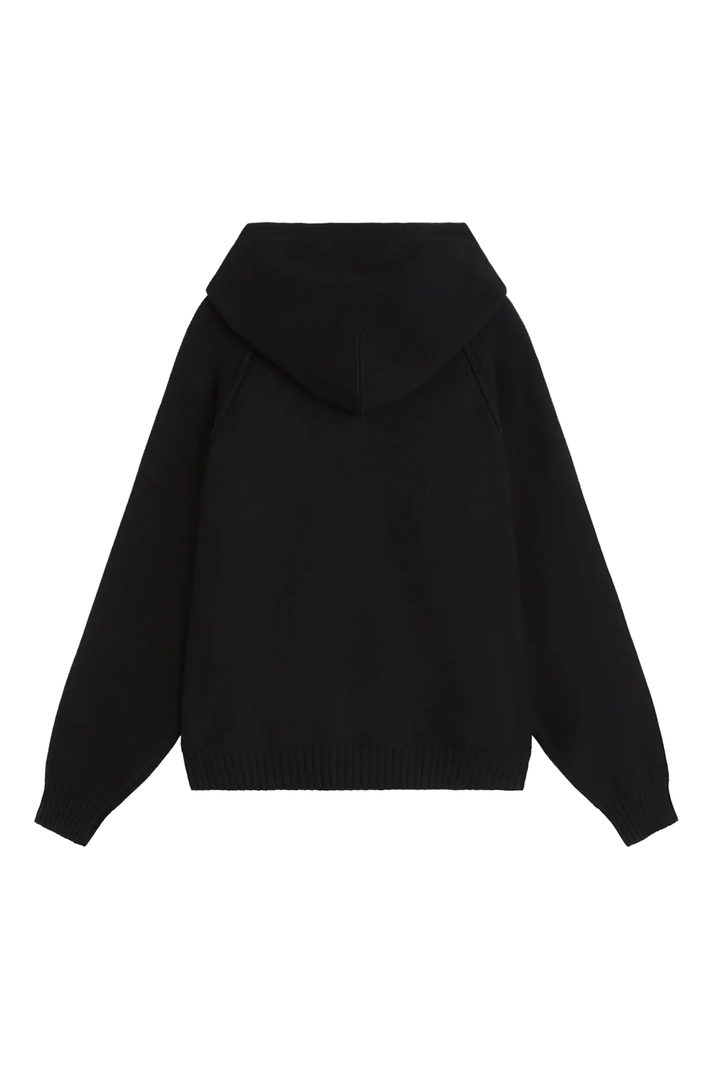Fake Gods Knitted Zipper Black