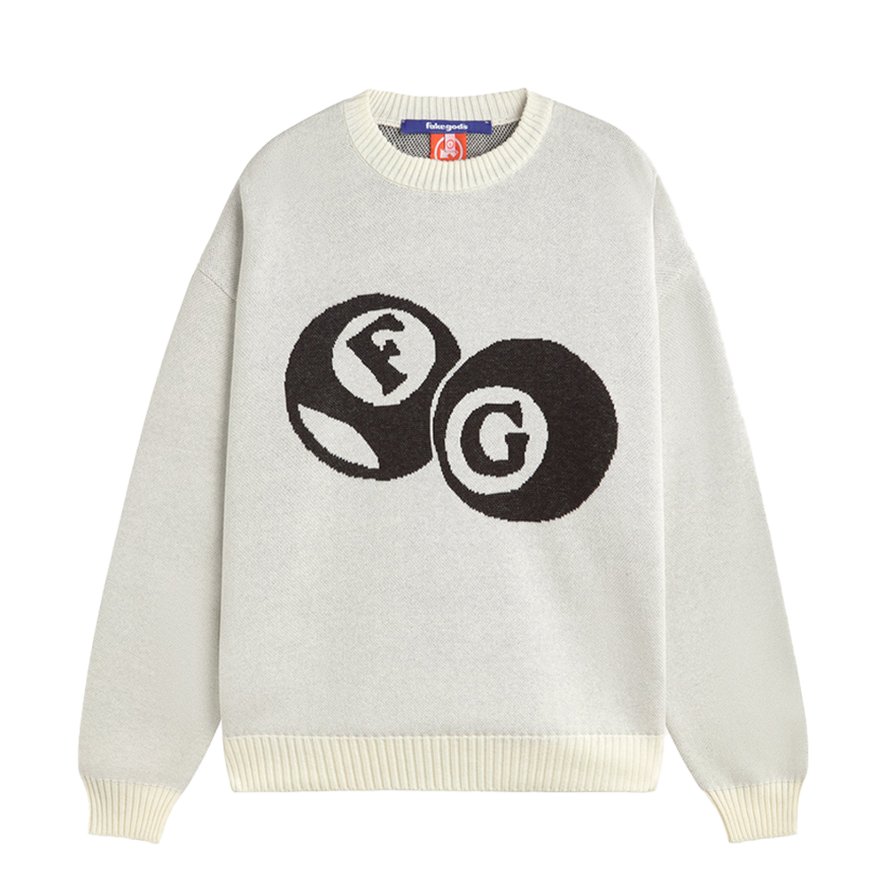 Fakegods Billiard Knitted Sweater Cream