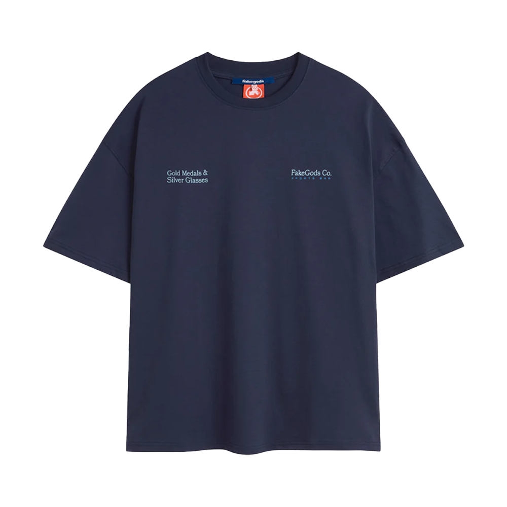 Fakegods Cocktail Tee Navy