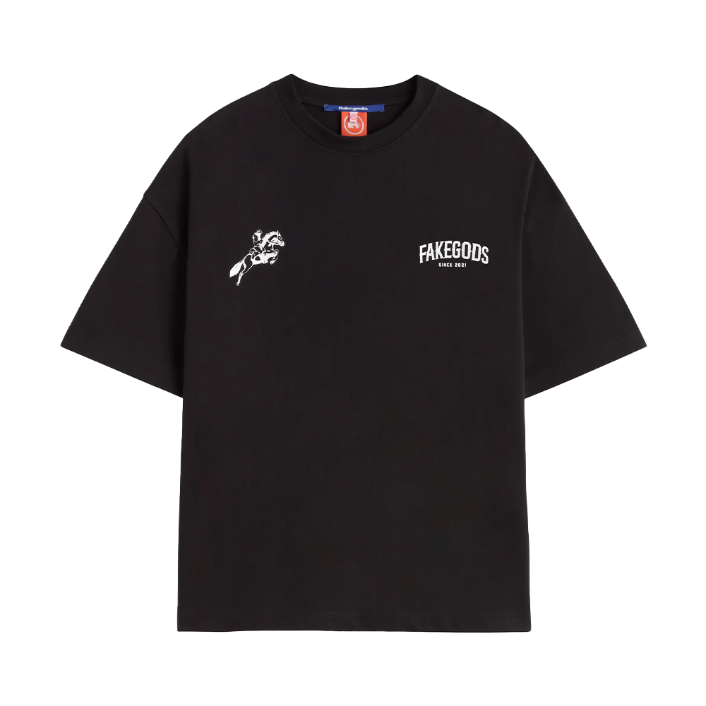 Fakegods Horse-car Tee Black