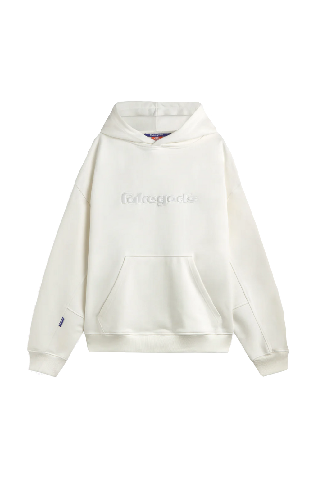 Fakegods Solid Logo Hoodie Cream