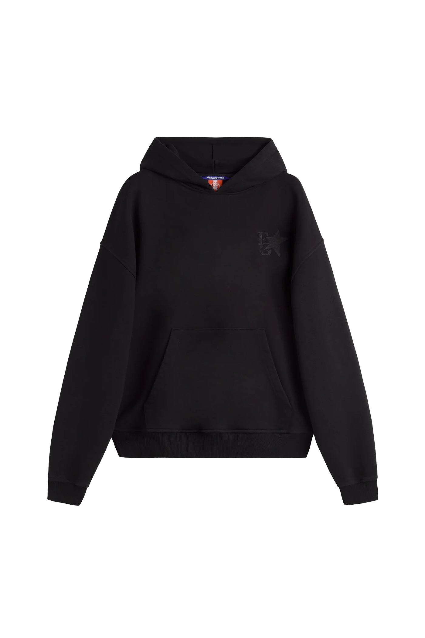 Fakegods Star Hoodie Black