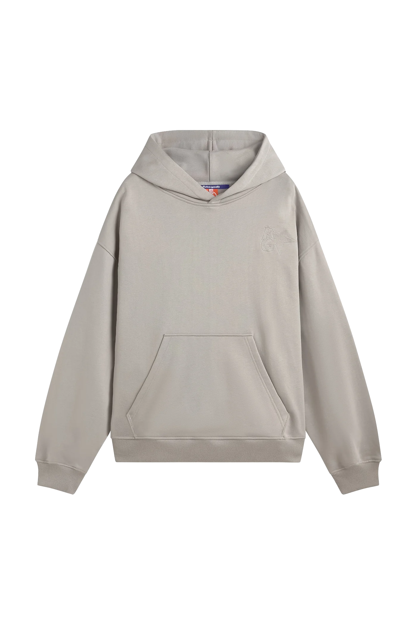 Fakegods Star Hoodie Mid Grey