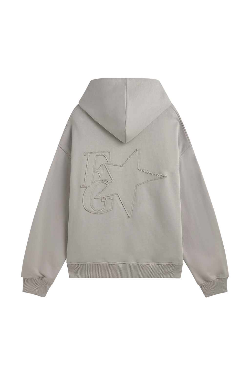 Fakegods Star Hoodie Mid Grey