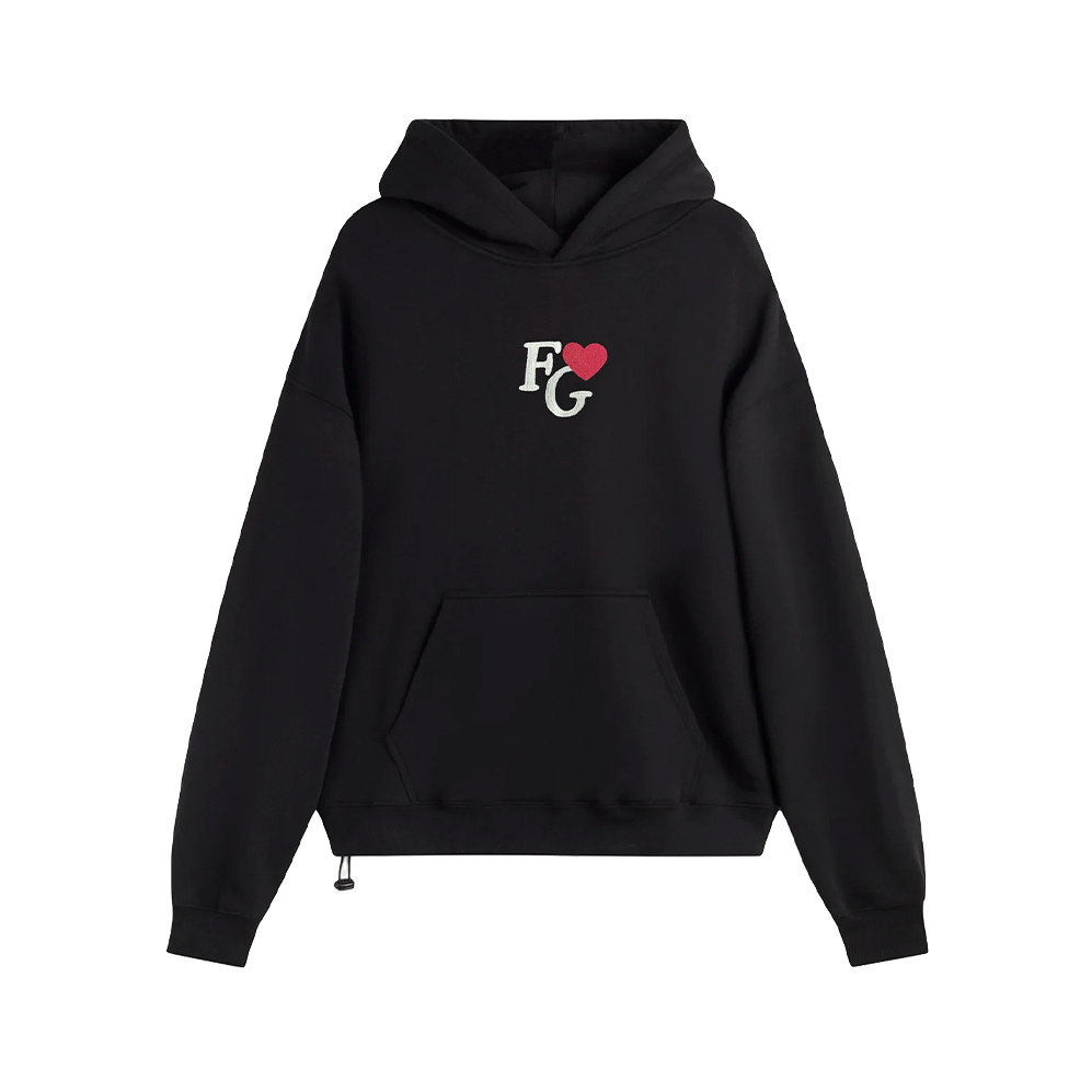 Fakegods Valentines Hoodie Black