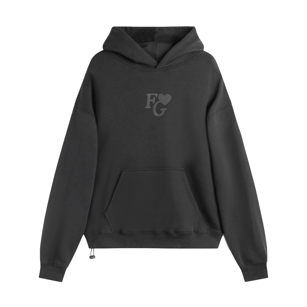 Fakegods Valentines Hoodie Dark Grey