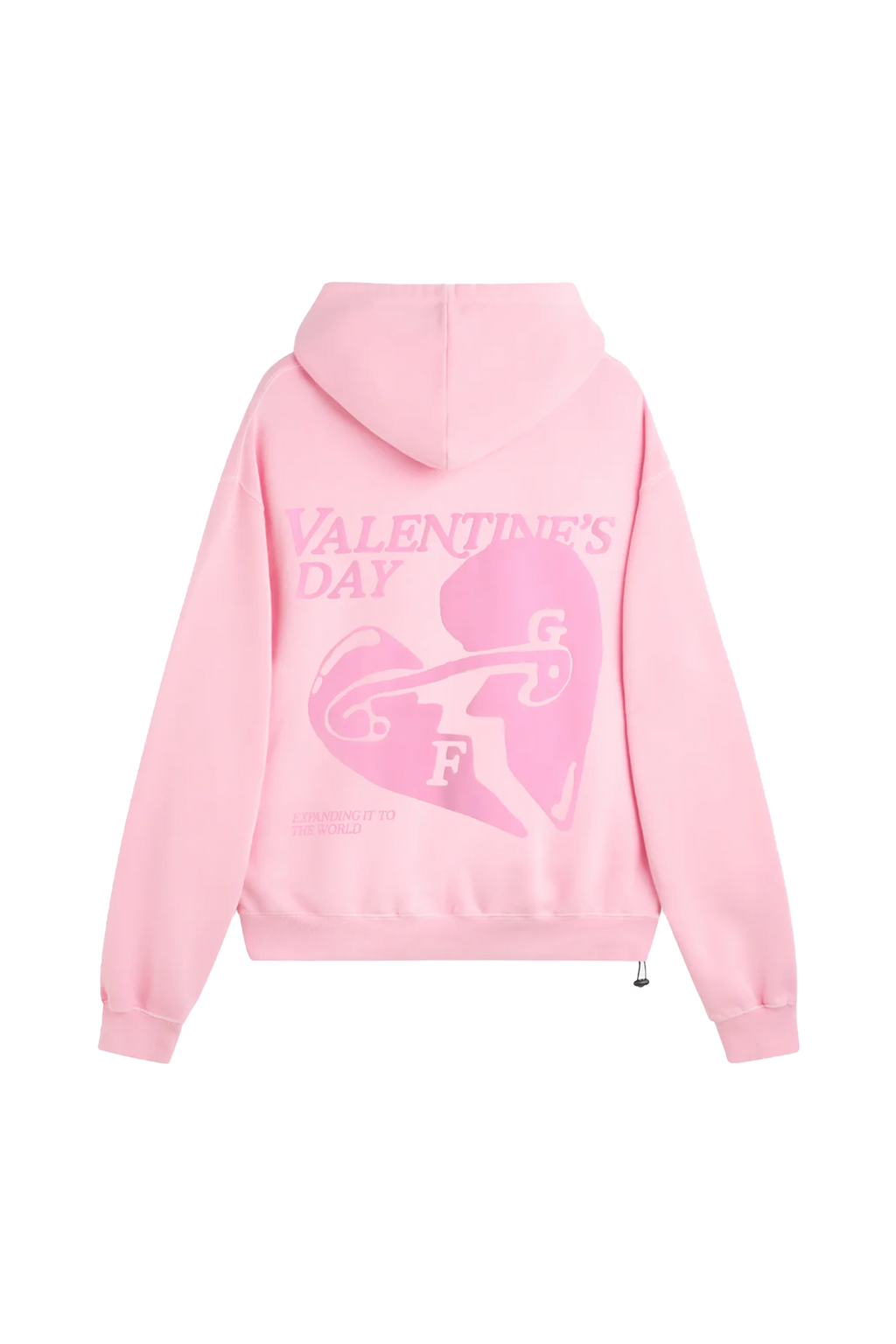 Fakegods Valentines Hoodie Rose