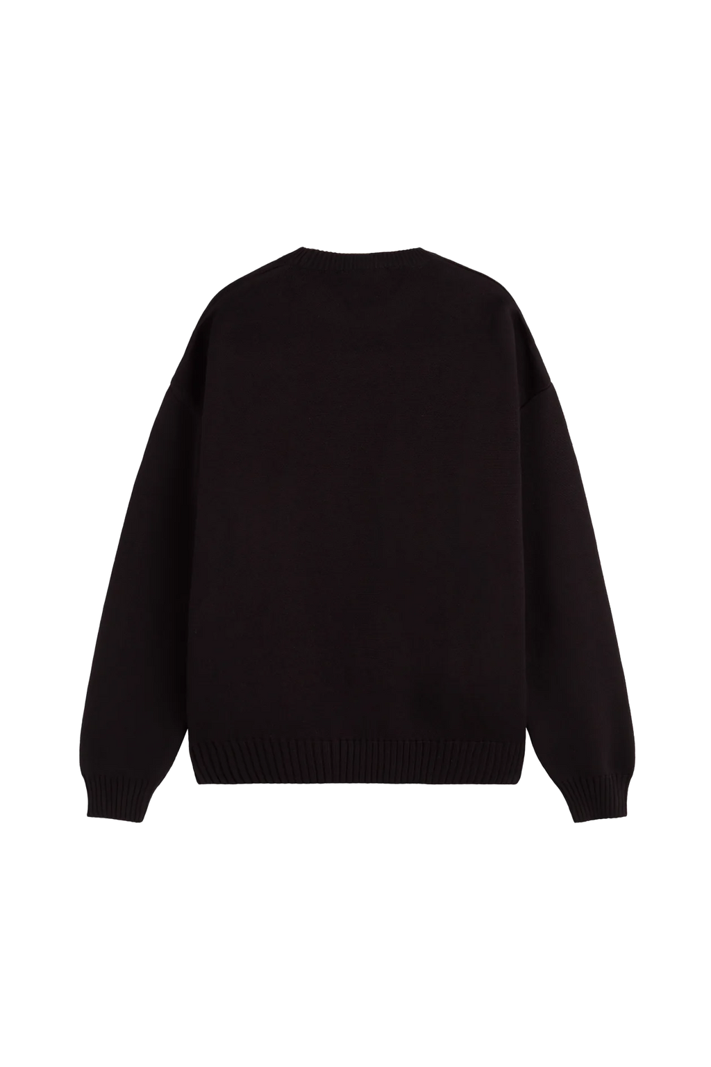 Fakegods Valentines Knitted Sweater Black Red