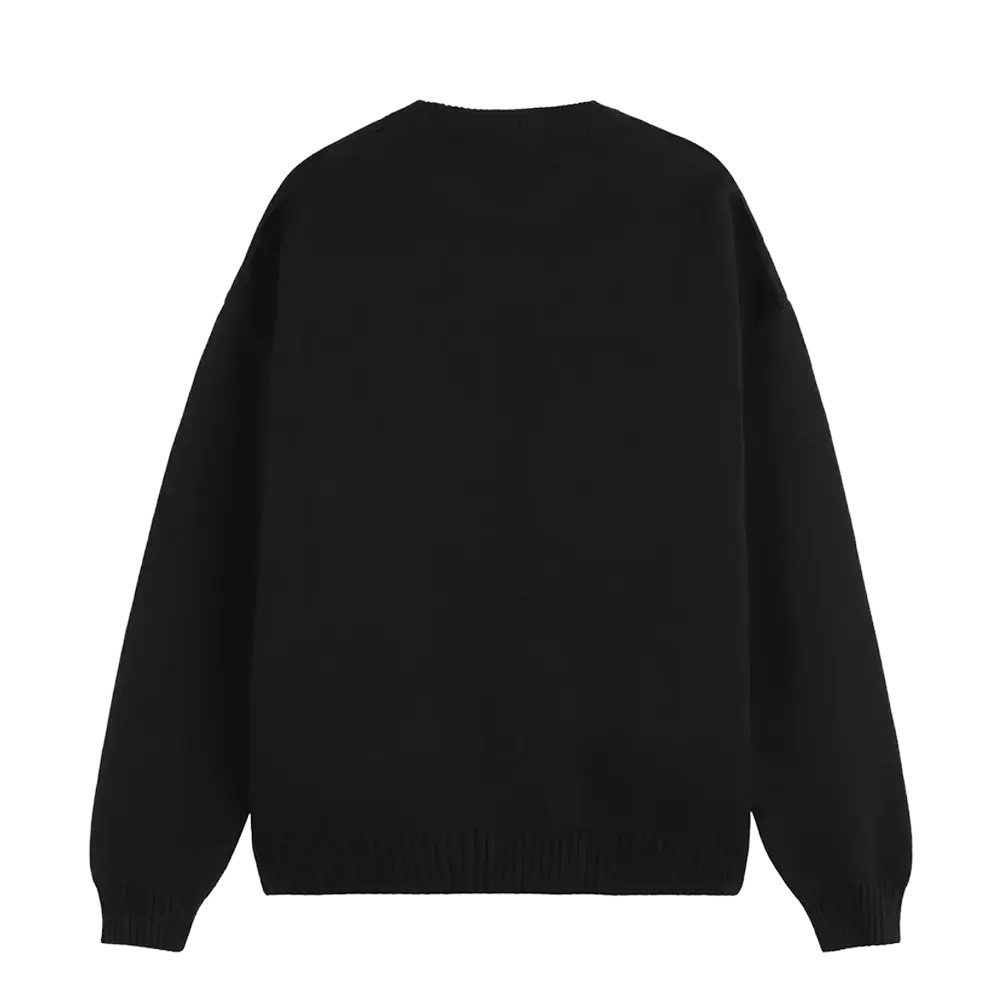Fakegods Valentines Knitted Sweater Black