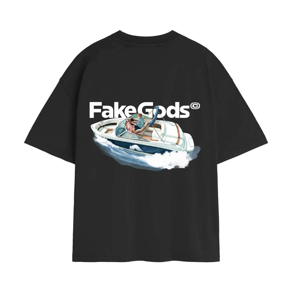 Fakegods Yacht Tee Dark Grey