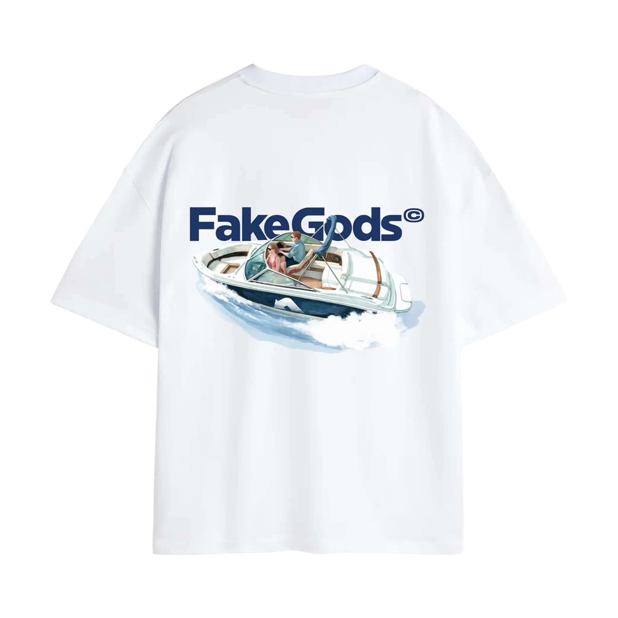 Fakegods Yacht Tee White