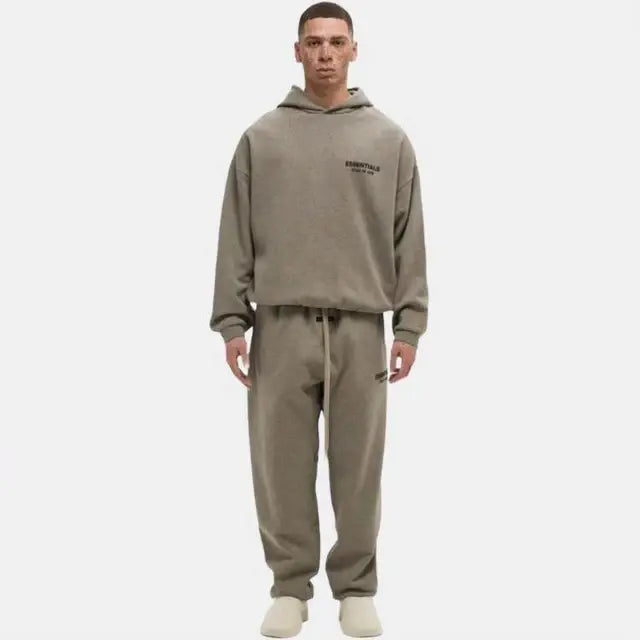 Fear Of God Essentials Fleece Hoodie Heather Gray