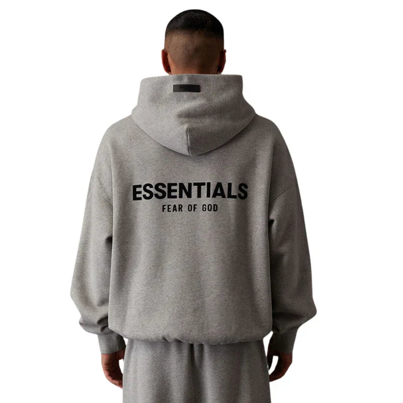 Fear Of God Essentials Hoodie Dark Oatmeal