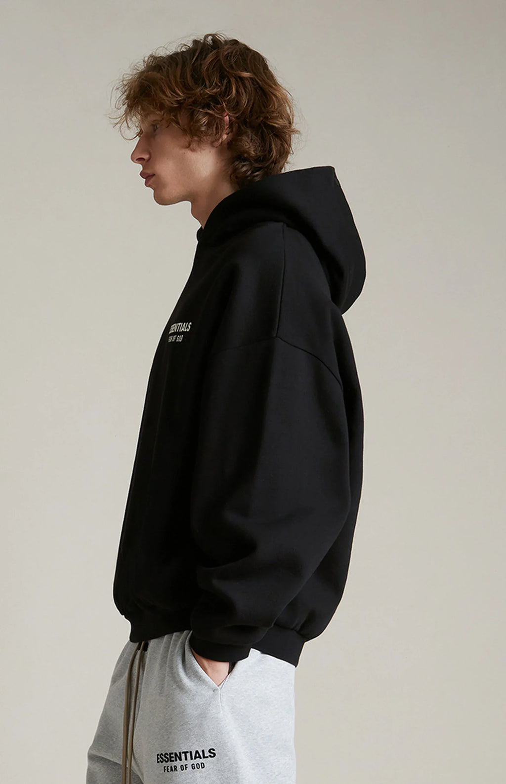 Fear Of God Essentials Hoodie Fleece Black