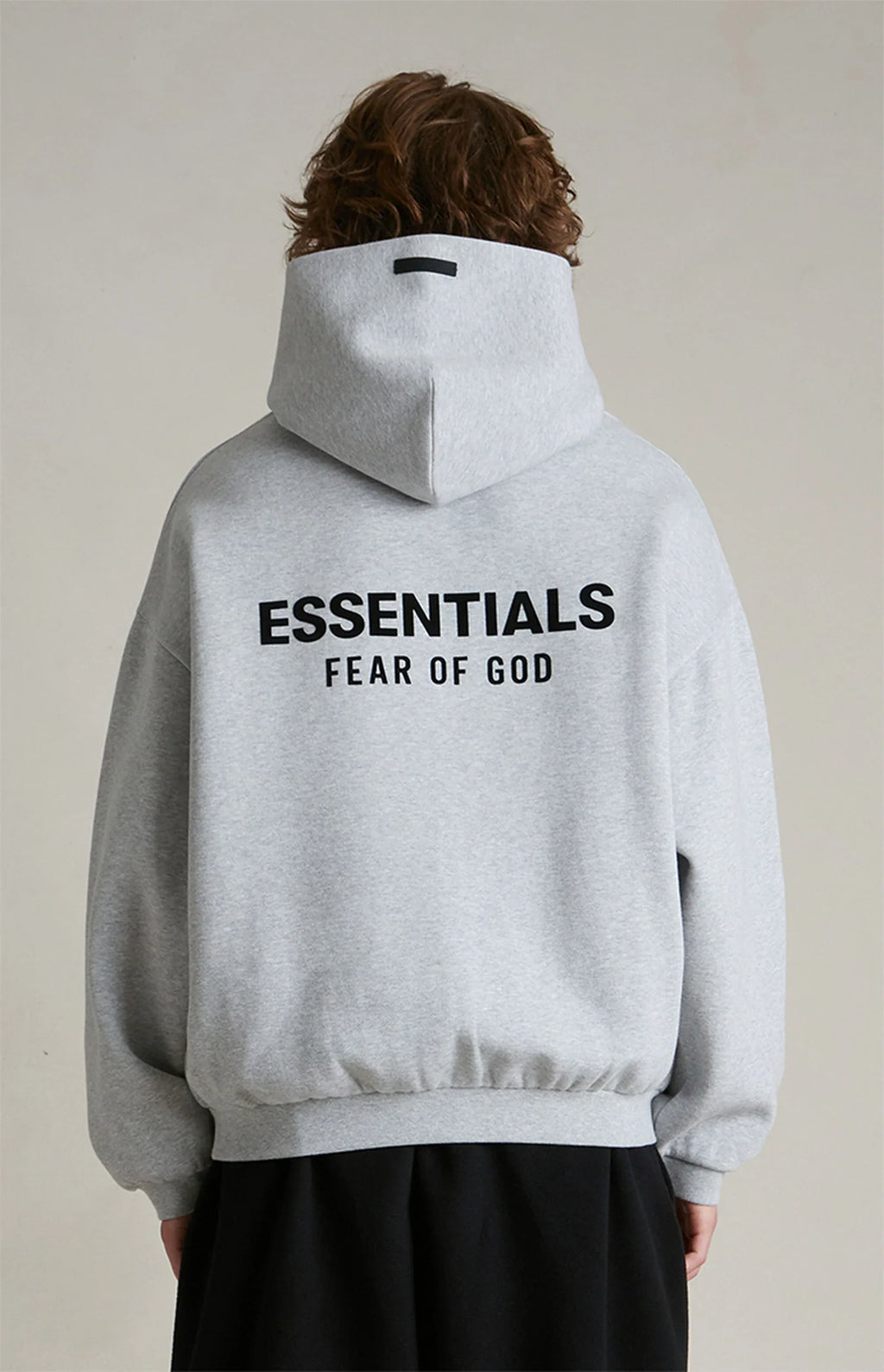 Fear Of God Essentials Hoodie Fleece Light Heather Gray