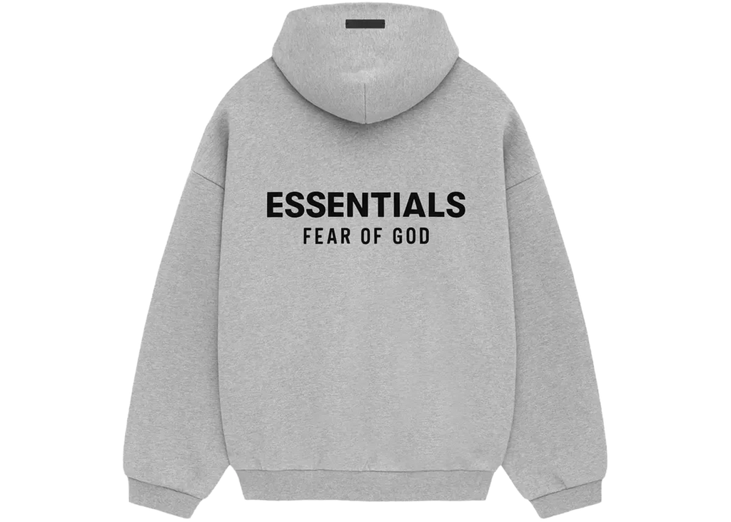 Fear Of God Essentials Hoodie Fleece Light Heather Gray