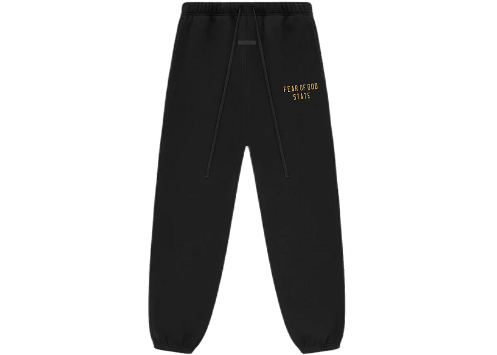 Fear Of God Essentials Sweatpants Fleece Black Gold