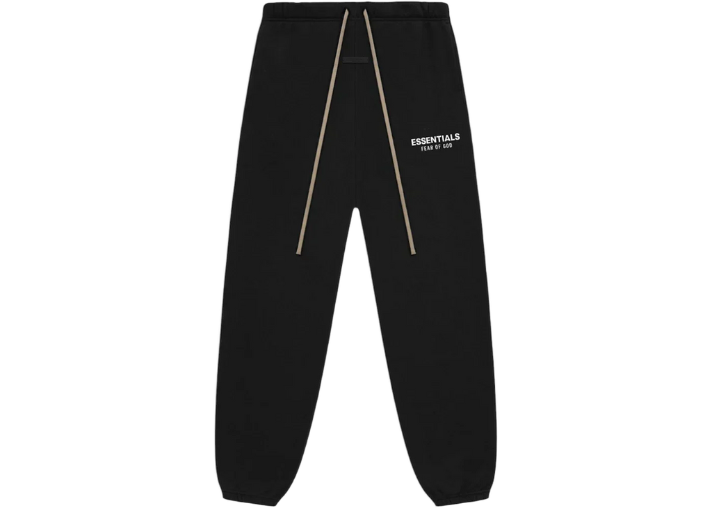 Fear Of God Essentials Sweatpants Fleece Black White